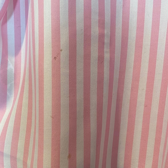 beachlunchlounge Pink and White Striped Button Down Shirt - Picture 3 of 5